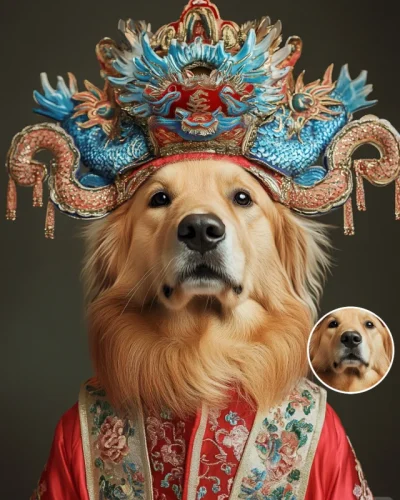 Pet creative digital painting(Digital)-Chinese style