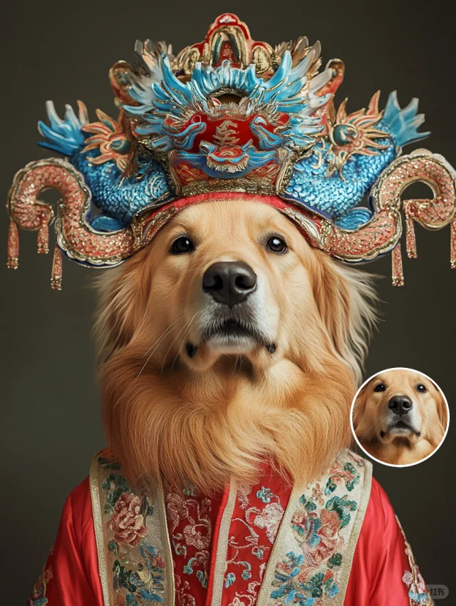 Pet creative digital painting(Digital)-Chinese style